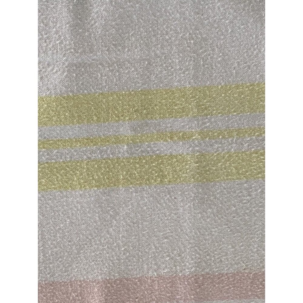 Vtg Baby Receiving Blanket Dundee 25X38 Stripes Pink Blue Nursery Swaddle 1970's - Picture 16 of 16